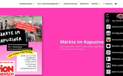 Eye-Able ist da – und wir sagen Danke, Aktion Mensch!