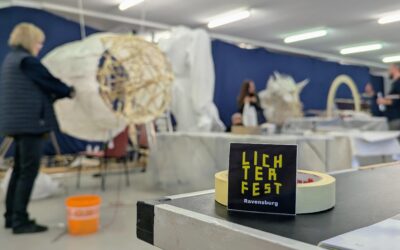 Lichterfest Werkstatt in vollem Gange