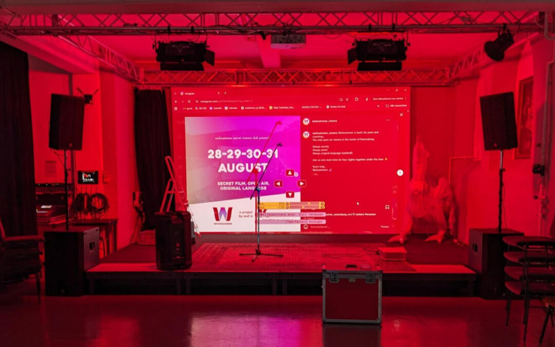 Wohnzimmer – Open Air Kino